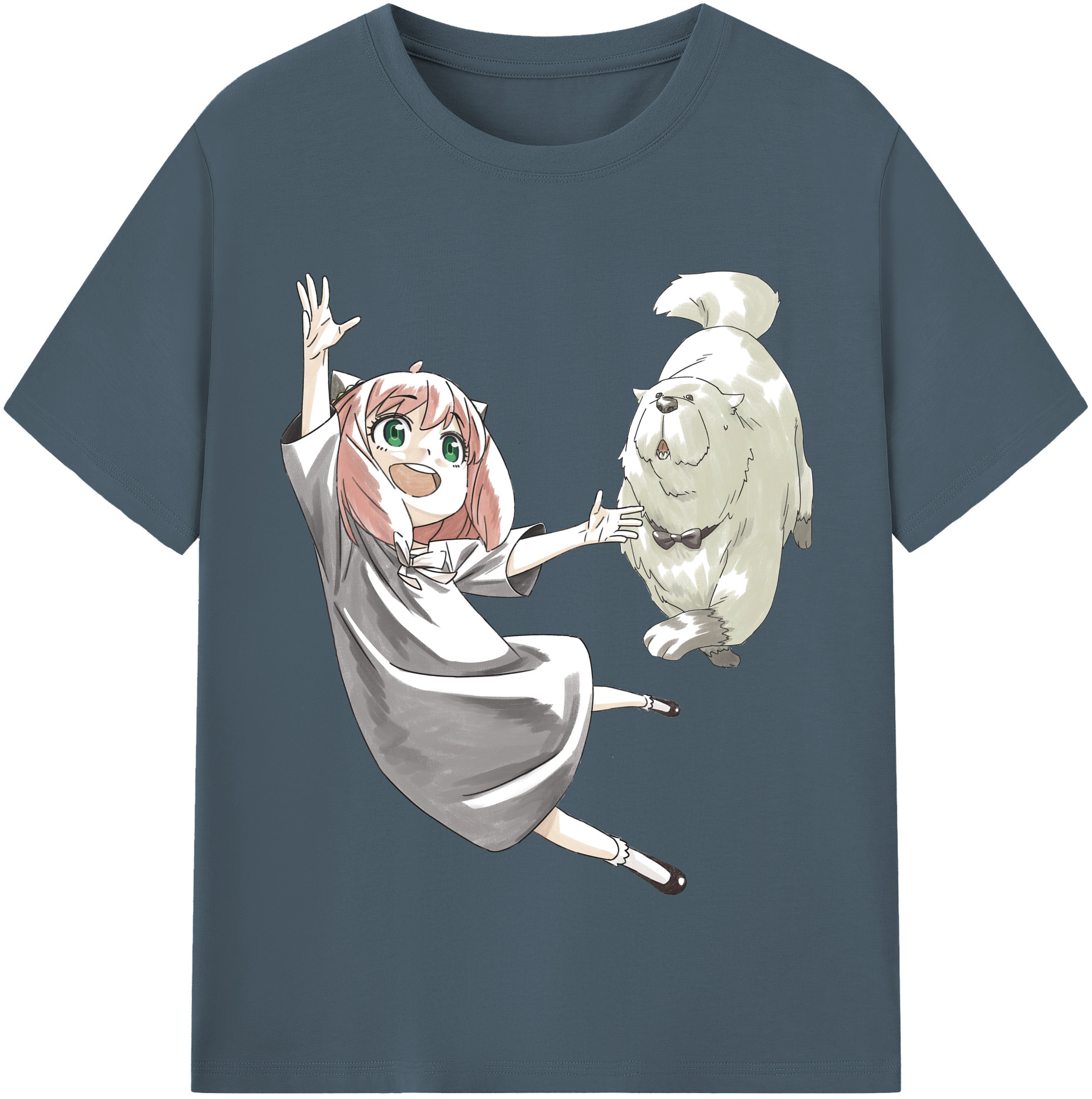 （画像用） SPY×FAMILY间谍家家酒 綿100％半袖Tシャツ（フロントプリント）